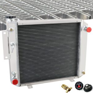 HKAUTOPART Aluminum Radiator for Hyster Yale Forklifts H25XM H35XM