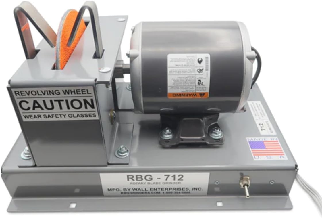 RBG 7" Wheel Blade Grinder - Lawn Mower Sharpener