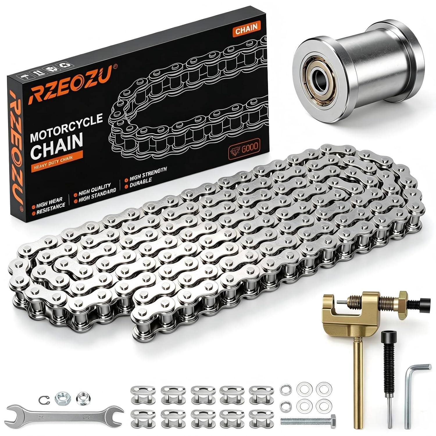 35 Chain & Tensioner Kit for Mini Bikes 140 Links