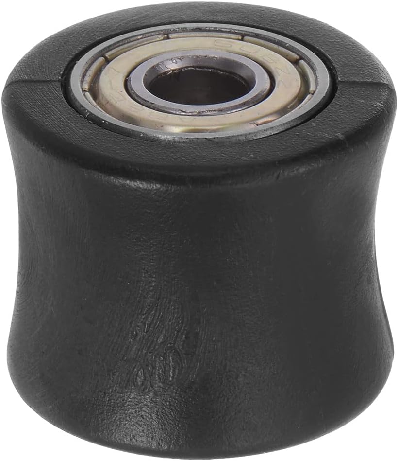 HARFINGTON 8mm Chain Roller Pulley Tensioner Black