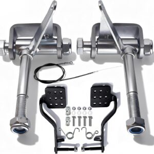 Go Kart Steering Set w/ Pedal Kit 5/8" Axle Black