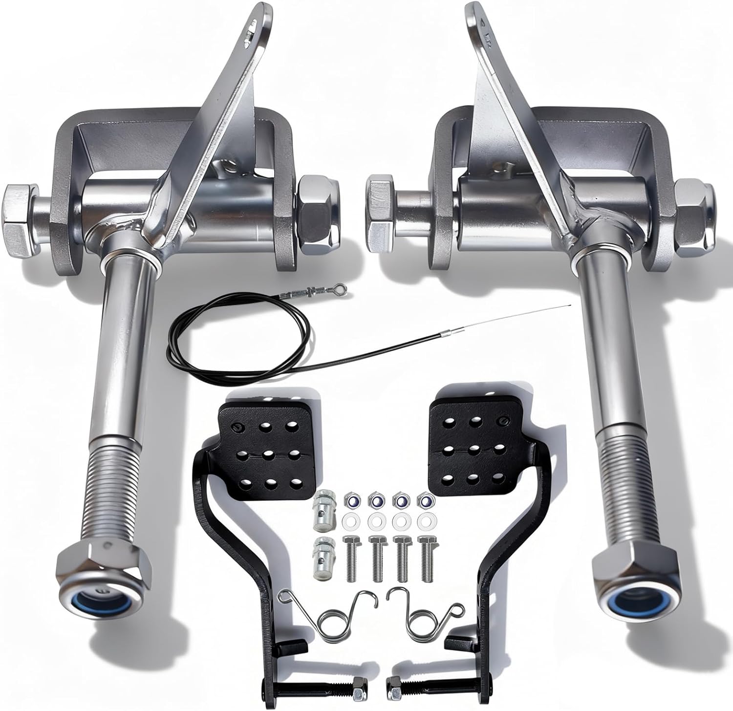 Go Kart Steering Set w/ Pedal Kit 5/8" Axle Black
