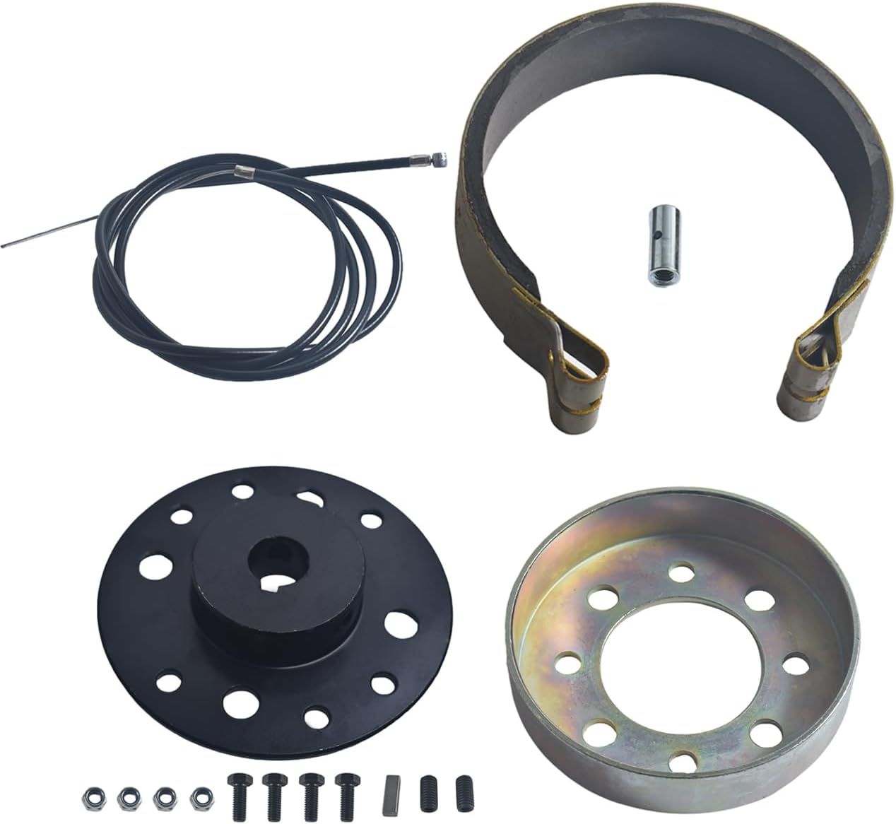 4" Drum Brake Band Pin & Cable Kit for 5/8" Go Karts