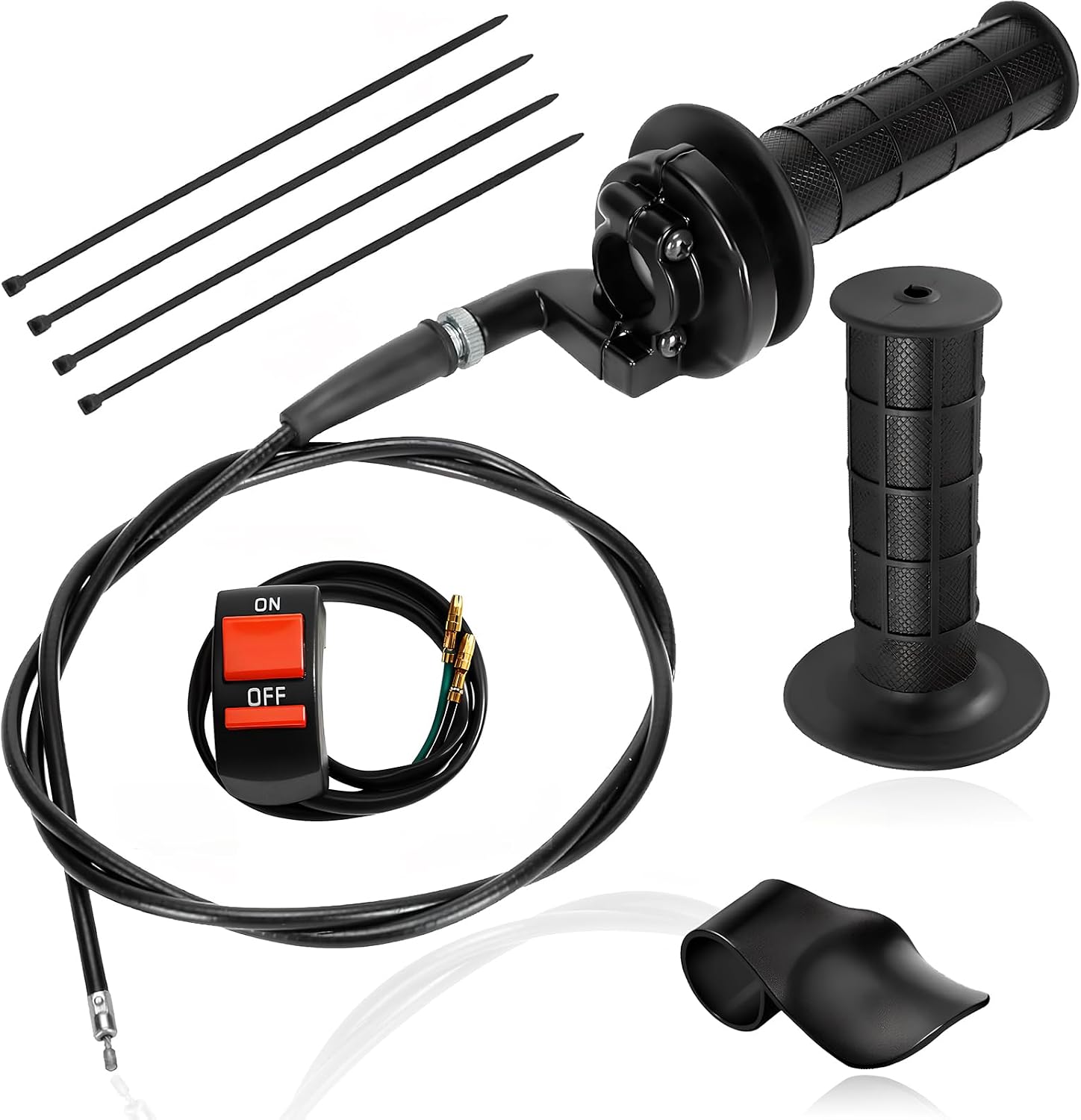 Mini Bike Throttle Cable & Twist Grip Assy 22mm