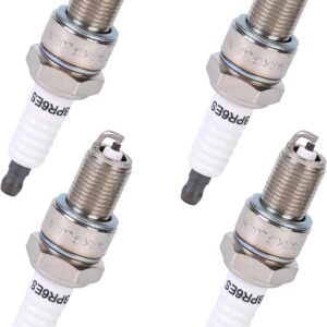 EKLN 4-Pack BPR6ES Spark Plugs for Honda Engines