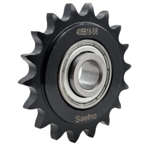#40 Roller Chain Idler Sprocket 5/8" Bore, 18T