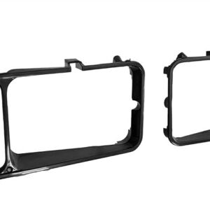 Blue Oval Headlight Bezels for 1979-1982 Ford Mustang