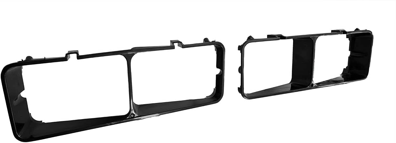 Blue Oval Headlight Bezels for 1979-1982 Ford Mustang