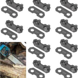 10pcs 3/8" Chainsaw Chain Repair Links Kit - Stainless Steel