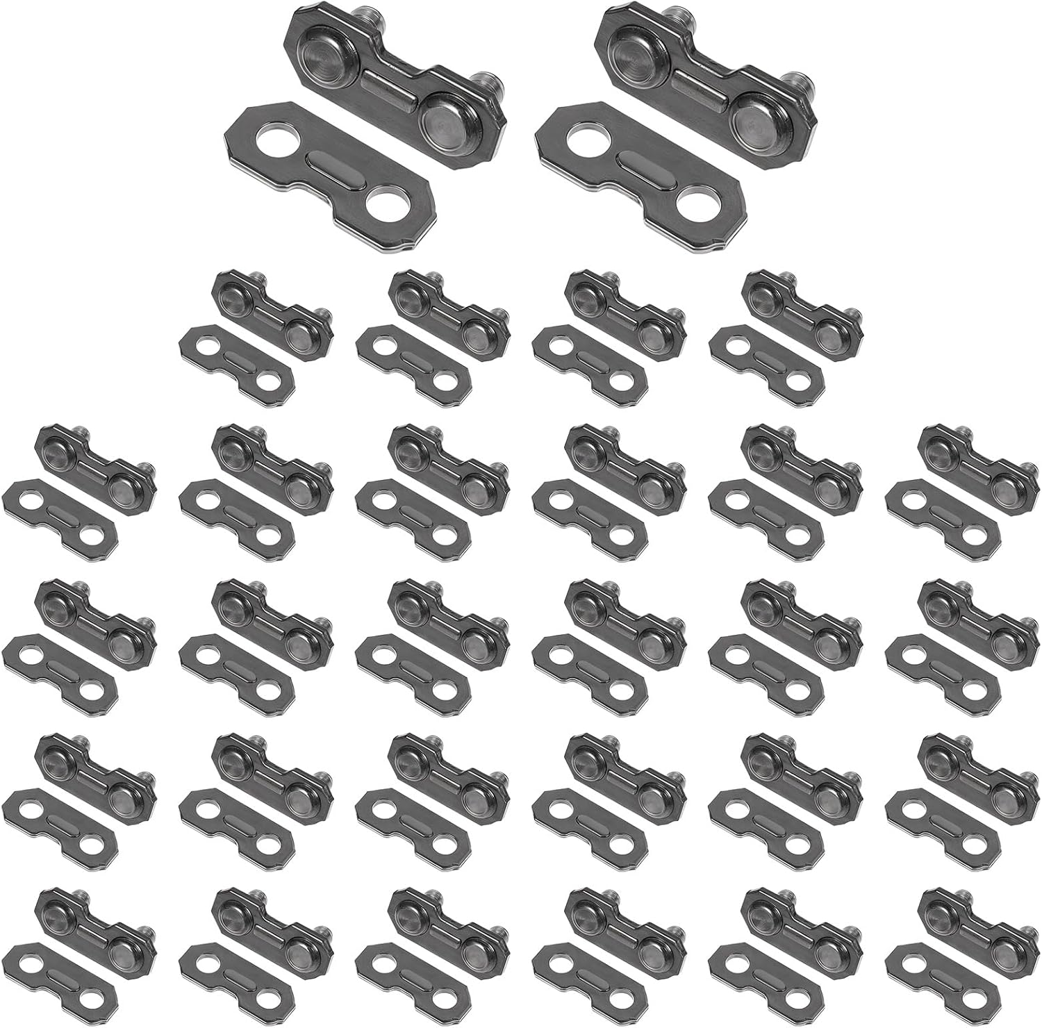 30 Pcs Chainsaw Chain Repair Links, Stainless Steel