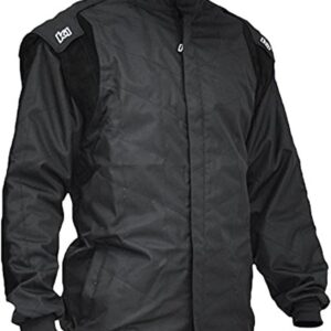 K1 Unisex Race Kart Jacket, Black - Large