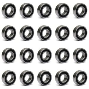 SACKORANGE MR84-2RS Miniature Ball Bearings 20pc (4x8x3mm)
