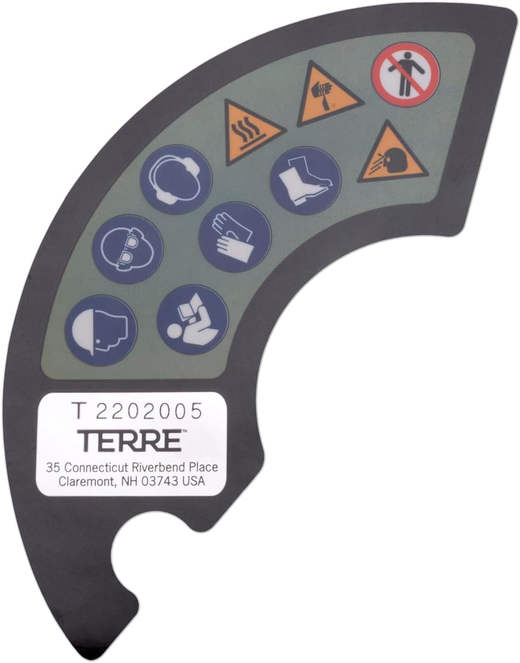 Terre Power Scissors Replacement Label ASK-MW23
