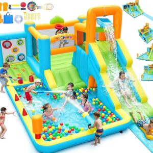 17-in-1 Giant Water Slide & Bounce House Combo