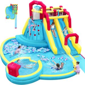 ELEMARA XL 7-in-1 Water Slide & Bounce House