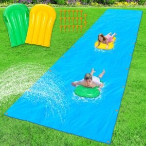 40' Giant Slip Water Slide - Backyard Summer Fun