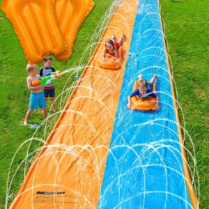 40ft Slip 'n Slide w/ 2 Boards - Outdoor Water Fun for All Ages