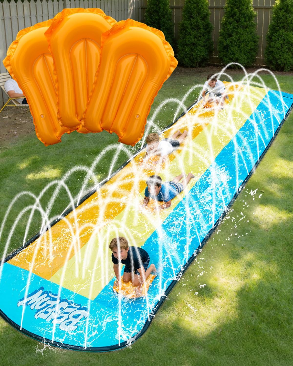 Summer Water Slide for Kids 22ft x 3 Lanes