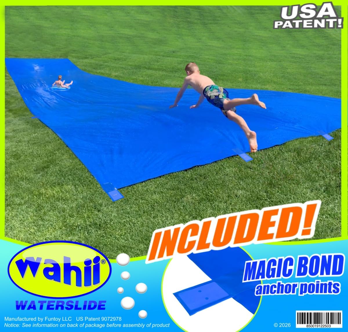 Giant 75ft Water Slide for Backyard Fun - Wahii