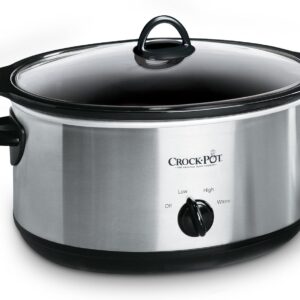 Crock-Pot 7qt Slow Cooker, Family Size, Stainless Steel