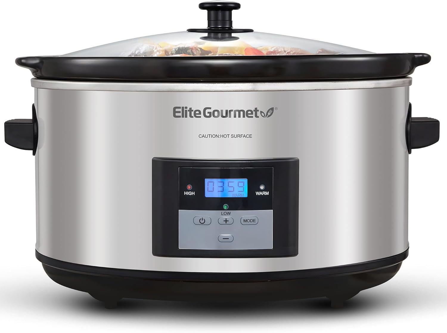 Elite Gourmet 8.5Qt Digital Slow Cooker
