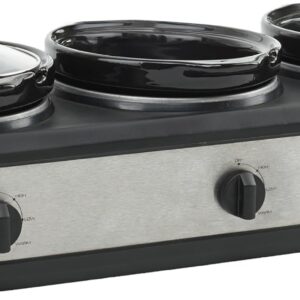 CULINARY CHEF Triple Slow Cooker Buffet Server