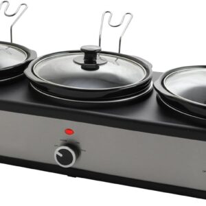 Orixforce 3-Pot Slow Cooker Buffet Server