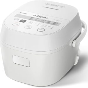 TOSHIBA 5.5-Cup Rice Cooker, 15-in-1 Functions, White