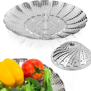 Stainless Steel Expandable Veggie Steamer Basket