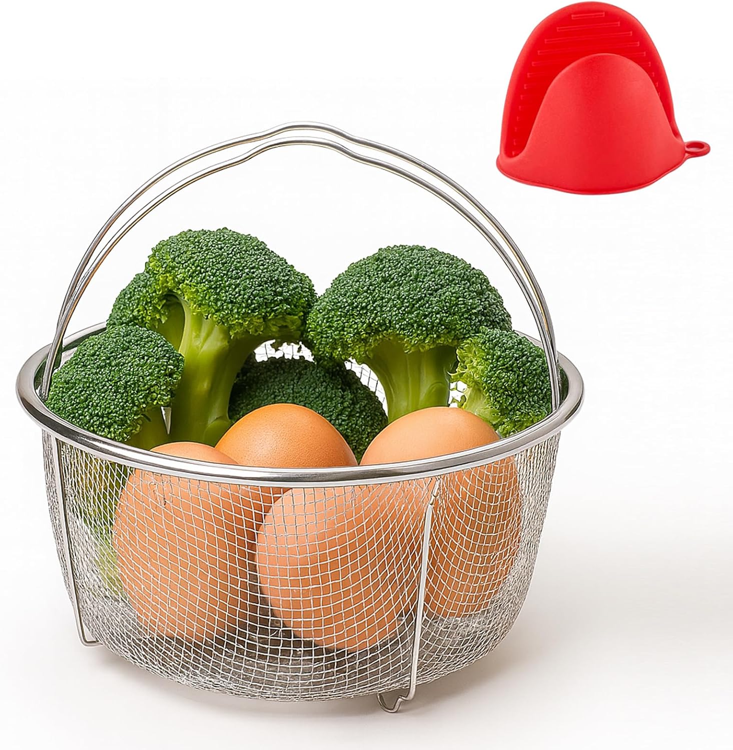 Stainless Steel Steamer Basket for Instant Pot (6/8qt)