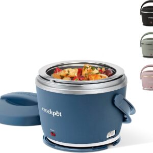 Crock-Pot 20oz Electric Lunch Box, Faded Blue