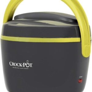 Crock-Pot 20 oz Electric Lunch Box - Grey/Lime