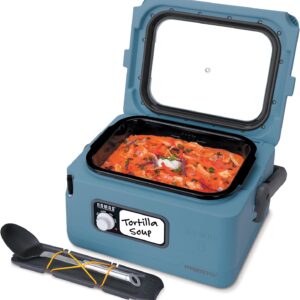 Presto 06017 8qt Nomad Blue Slow Cooker