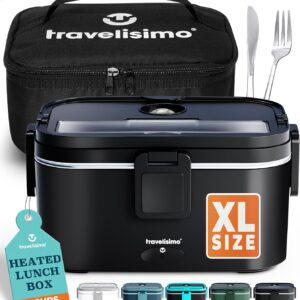 TRAVELISIMO Extra-Large 1.8L Heated Lunch Box - 100W