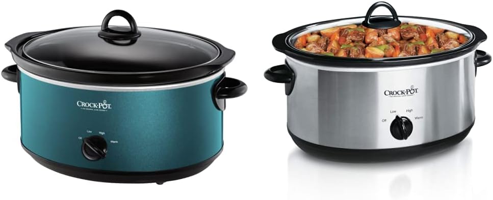 Crock-Pot 7 Qt Slow Cooker & Food Warmer Set