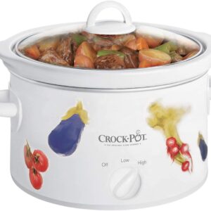 Crock-Pot 4 Qt Manual Slow Cooker, White