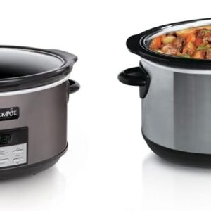 Crock-Pot 8 Qt & 7 Qt Slow Cooker Set, Stainless Steel