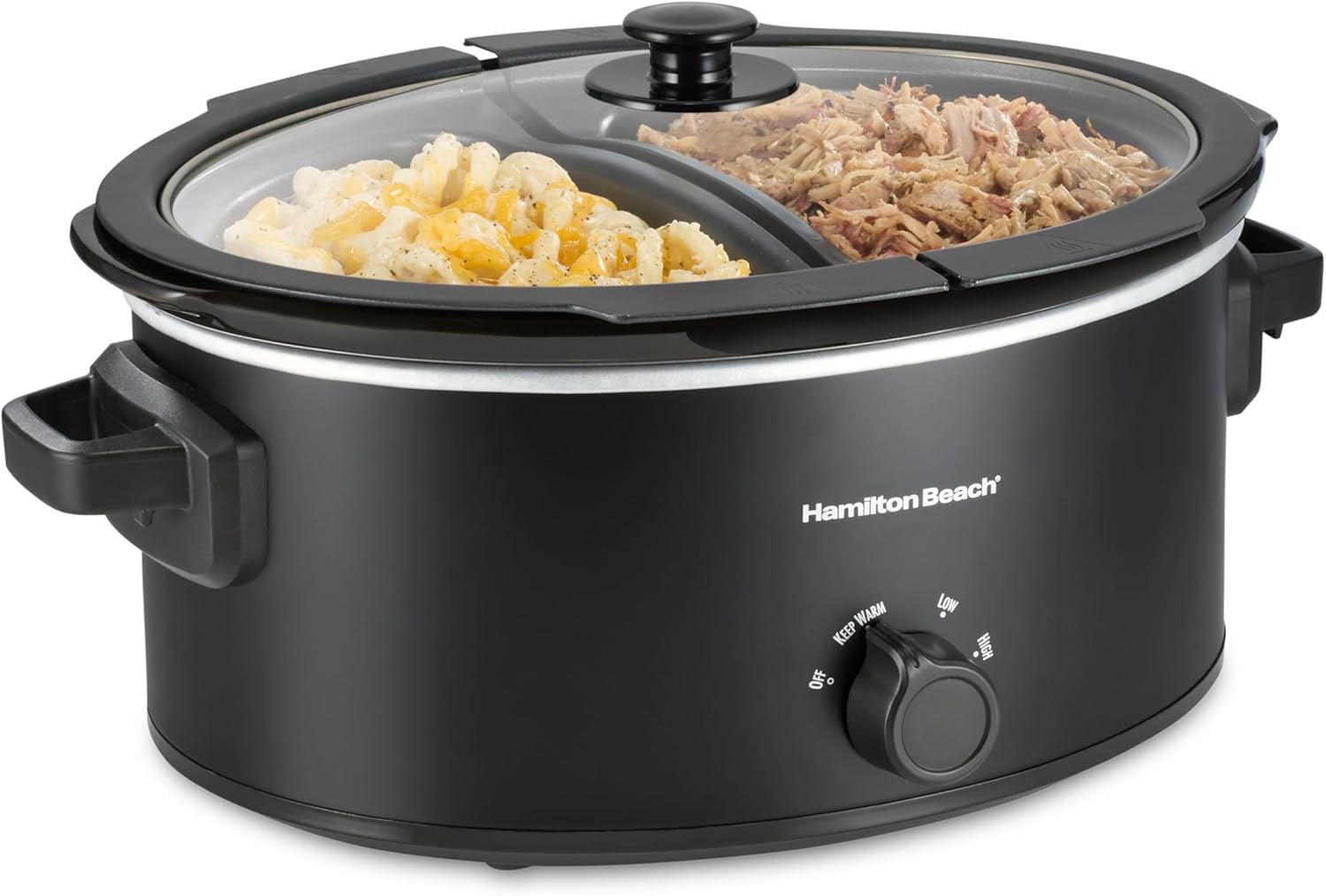 Hamilton Beach 6qt Dual Slow Cooker, Black