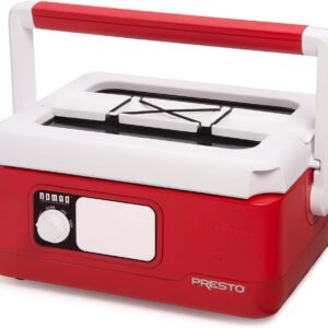 Presto Nomad Travel Slow Cooker, 6 Qt, Red