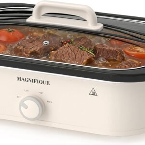 INDY VAC 4 Qt Slow Cooker w/ Warm Setting