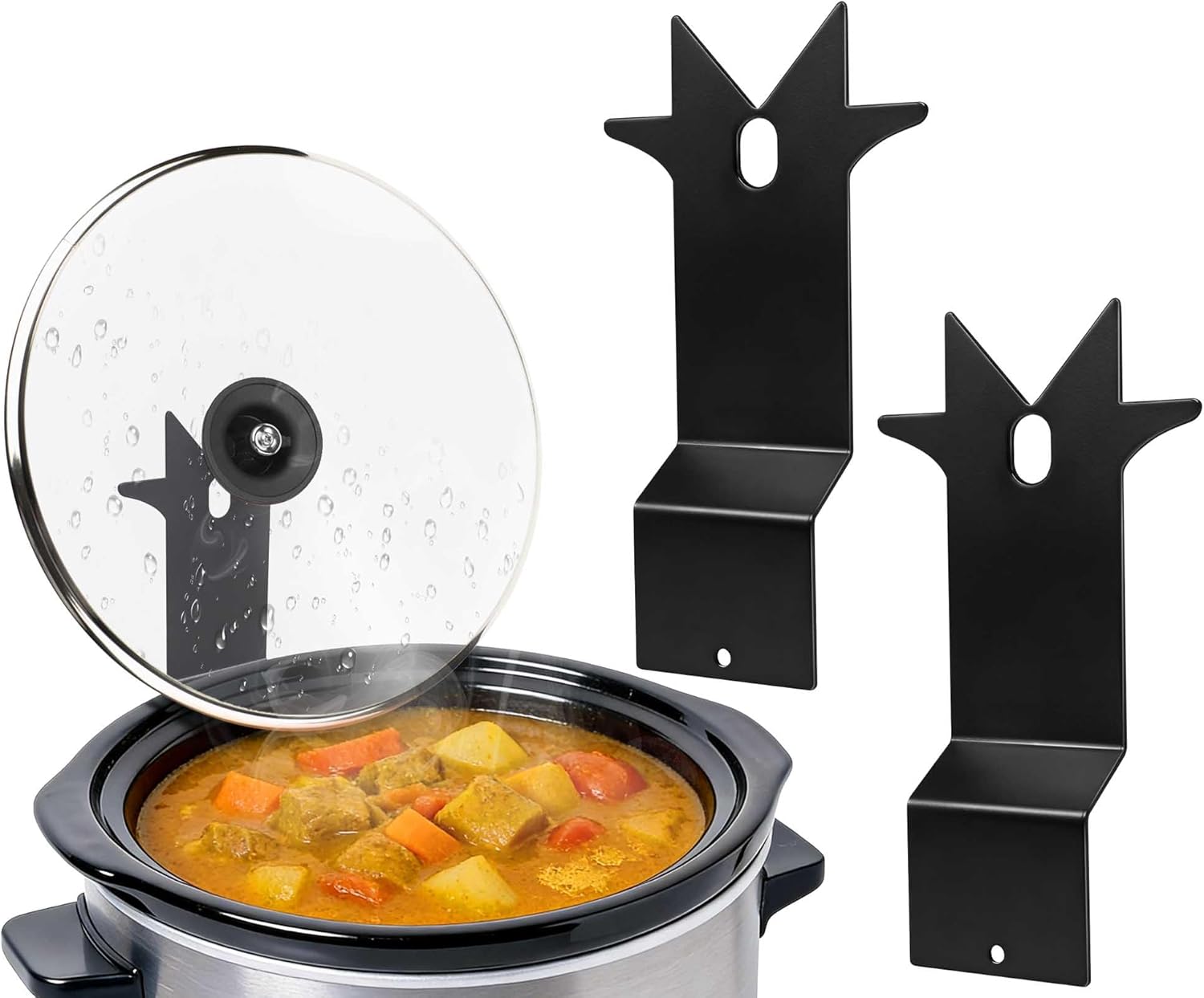 Slow Cooker Lid Holder - 2-Pack, Steam-Proof Rack