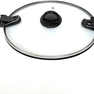 7Qt Crock-Pot Replacement Glass Lid - Black Trim