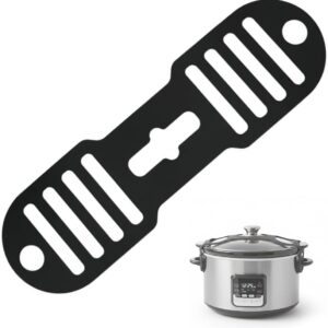 Silicone Lid Lock Strap for Crockpot - Black