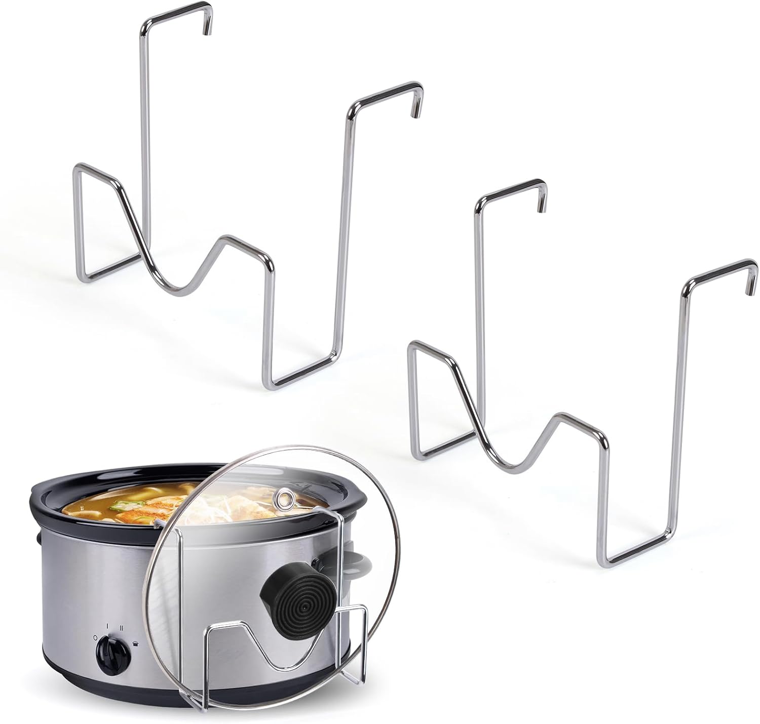 Crock Pot Lid Holder, Stainless Steel Slow Cooker Lid Stand
