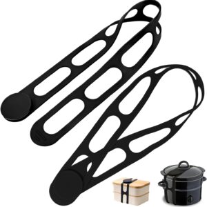 Earthtec Silicone Latch Straps - 2-Pack (Black)