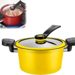 TYRSDDS 3.5L Pressure Cooker - Fast Cooking & Non-Stick Stock Pot