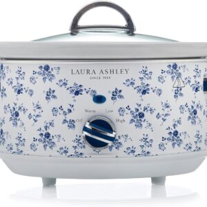 Laura Ashley 3.7 Qt Slow Cooker - Energy Efficient & Dishwasher Safe