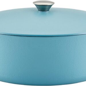 Rachael Ray NITRO Cast Iron Dutch Oven, 6.5 Qt