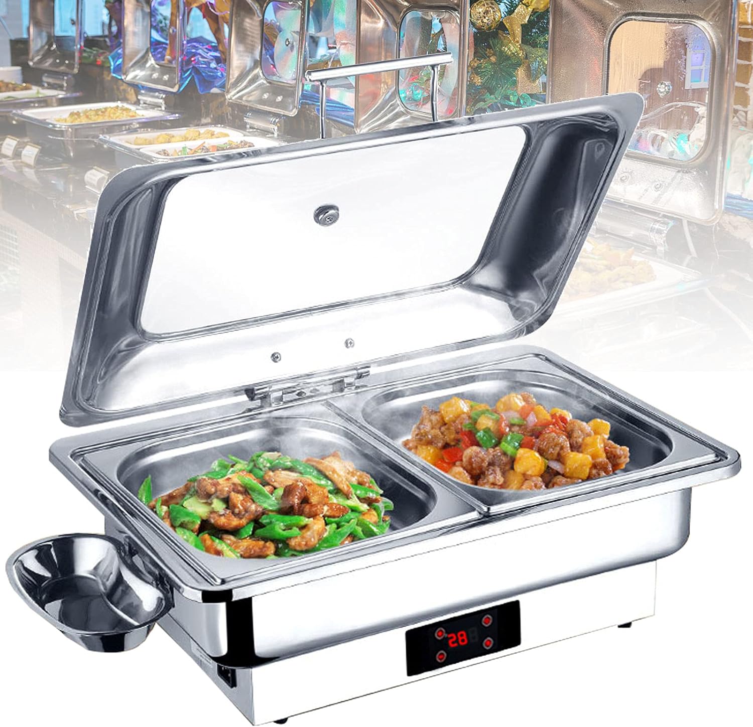 FAFACAI Electric Buffet Server & Warming Tray