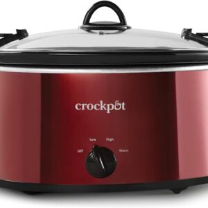 Crock-Pot 6 Qt Cook & Carry Slow Cooker, Red